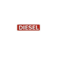 Genuine Toyota Diesel Fuel Caution Decal Label Sticker image