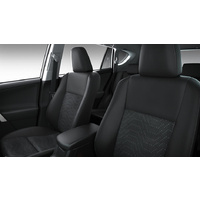 Toyota Rav4 GX Front Seat Covers Fabric Type Grey Dec 2012 On PZQ22-42050 image