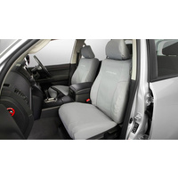 Toyota Land Cruiser 200 GX Front Canvas Seat Covers Grey Jan 2012 On PZQ22-60100 image