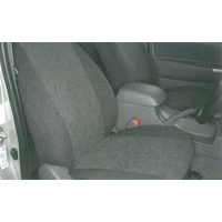 Toyota Hilux Front Seat Covers 60/40 Split Grey Aug 2008 -Jun 2011 PZQ22-89090 image