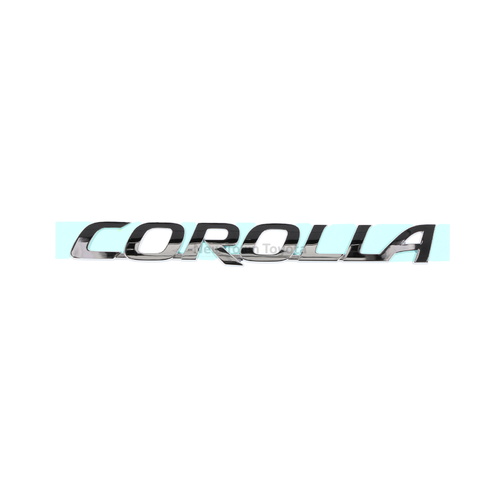 Genuine Toyota Rear Tailgate Corolla Name Badge Corolla 2007-2012 75442-12A01