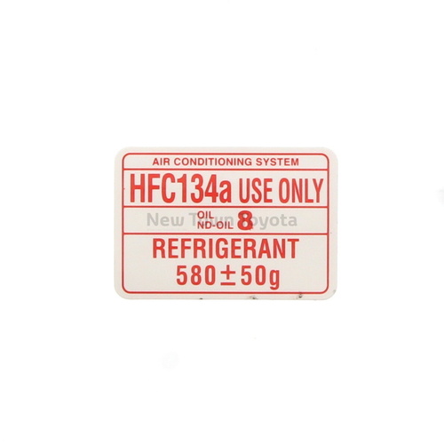 Genuine Toyota Air Conditioner Service Caution Label Sticker Camry 2002-2006