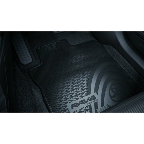 Genuine Toyota Front Rubber Floor Mats Rav 4 (Dec 2012 - On) PZQ2042050