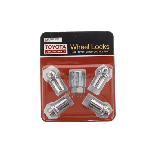 Genuine Toyota Commercial & 4WD Vehicle Wheel lock Nut Set PZQ80-00050