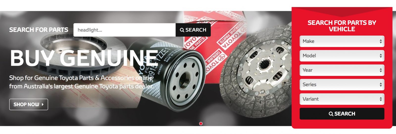 How to search for Parts & Accessories