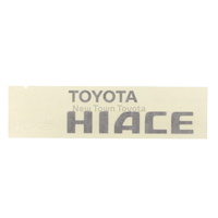 Genuine Toyota Rear Tailgate Toyota Hiace Name Badge image