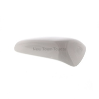 Genuine Toyota Left Hand Front Door Outer Mirror Painted Cover Super White Paint Code 040 image