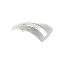 Genuine Toyota Left Hand Front Door Outer Mirror Painted Cover Super White Paint Code 040 image