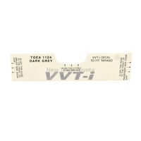 VVT I DECAL CHARCOAL           image