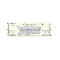 Toyota Landcruiser 79 Series Decal 'Workmate' TOOEA1356 image