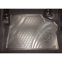 Toyota Corolla Hatch ZRE182 Rear Rubber Floor Mats  Aug 2012-May 2018 PZQ20-12200 image