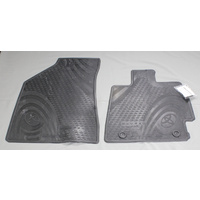 Genuine Toyota Kluger GSU40, GSU45 All Weather Front Rubber Floor Mats 05/2007 - 2013 image