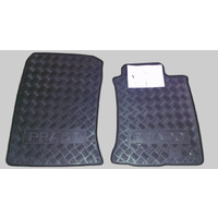 Genuine Toyota Prado 120 Series Front Floor Mats Rubber 08/2004-2009 PZQ2060140 image