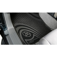 Genuine Toyota Prado 150 Series Front Rubber Floor Mats Auto 08/2009 -2013 PZQ2060271 image