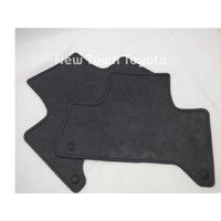 Genuine Toyota Rubber Floormats Rear FJ Cruiser Mar 2011 - Aug 2016 PZQ20-60330 image