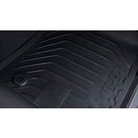 Genuine Toyota Hilux Automatic Front Rubber Floormats Jul 2015 On PZQ20-89100 image