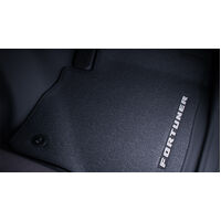 Genuine Toyota Fortuner Front And Rear Carpet Mat Set - Auto - Aug 15 - On PZQ2089230 image
