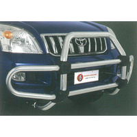 Genuine Toyota Prado Alloy Over Bumper Bullbar Sep 2002 - Jul 2009 PZQ29-60150  image