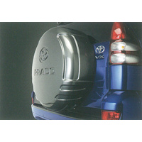 Toyota Prado 120 Hard Sparewheel Cover Grey Sep 2002 - Aug 2009 PZQ33-60080 image