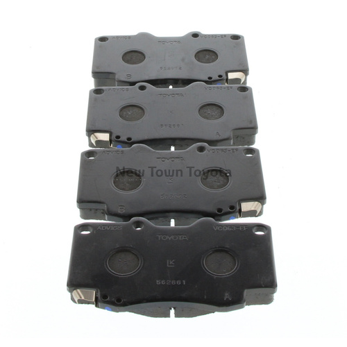 Genuine Toyota Front Disc Brake Pads Hilux 2005-2011 04465-YZZQ5