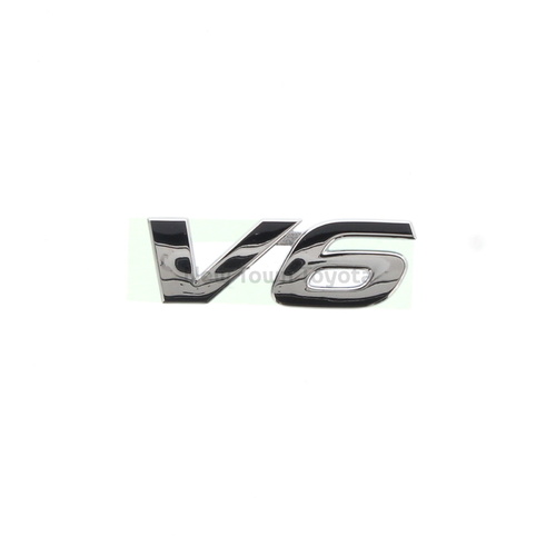 Genuine Toyota Front Door V6 Badge Hilux 2005-2015 75428-0K031