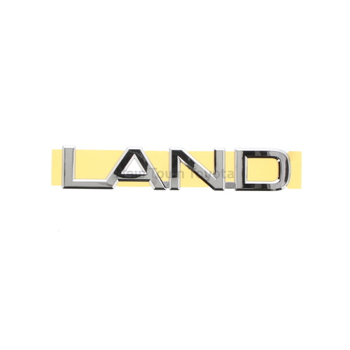 Genuine Toyota Rear Tailgate Land Name Badge Land Cruiser 100 1998-2007