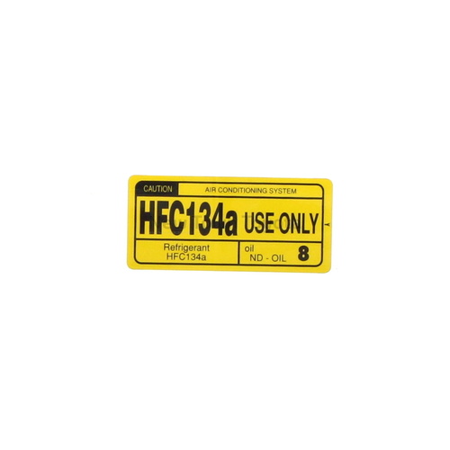Genuine Toyota Air Conditioner Service Caution Label Sticker Caution Attention