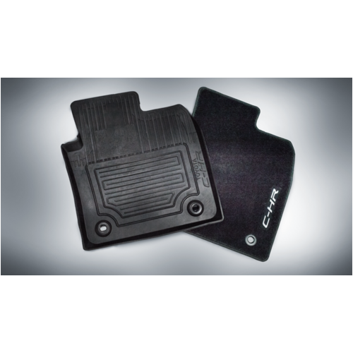Genuine Toyota C-HR 2WD Rubber Mat Set Dec 16 - On PW21010007