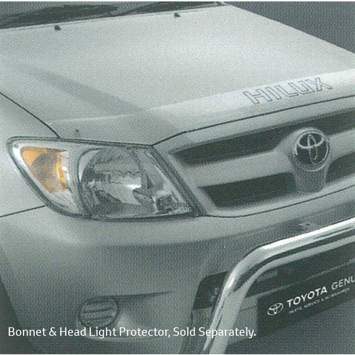 Genuine Toyota Hilux Bonnet Protector Clear Feb 2005 - Sep 2011 PZQ15-89060