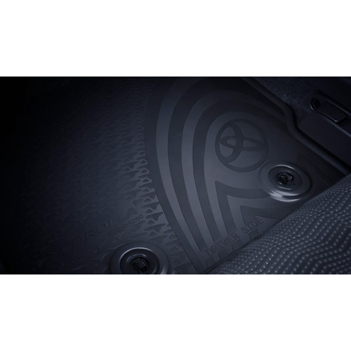 Toyota Corolla Hatch ZRE182 Front Rubber Floormats Aug 2012 - May 2018  PZQ20-12190