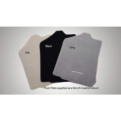 Toyota Aurion Carpet Floormat Set Front & Rear Black Feb 2012 On PZQ20-33121-BK