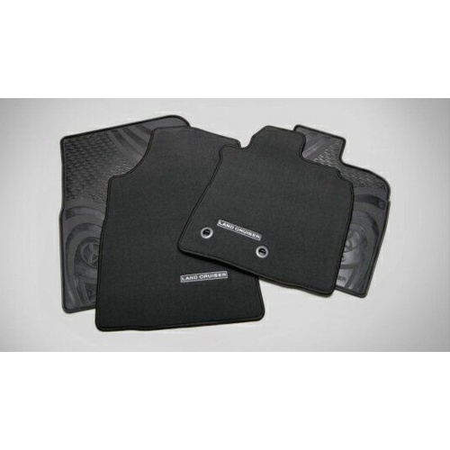 Genuine Land Cruiser 200 VX Sahara Carpet Mat Set Grey Jan 12 - Mar 21 PZQ2060380GY