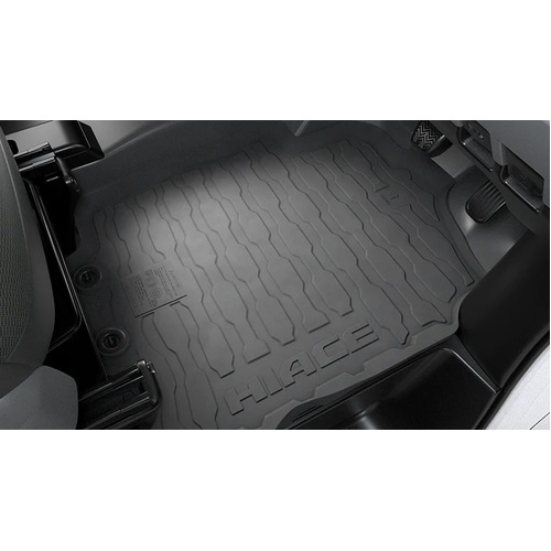 Toyota HiAce Front Rubber Floor Mats Feb 2019 - On PZQ2075060