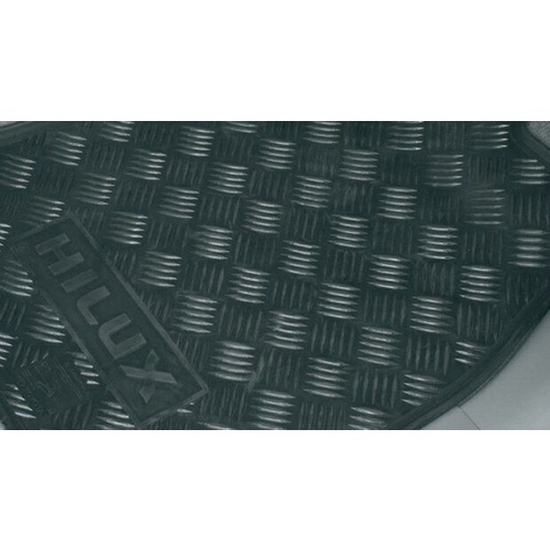 Genuine Toyota Rubber Floor Mats Rear Extra Cab Hilux 7/2005 to 6/15 PZQ2089040