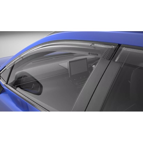 Genuine Toyota Corolla Cross Slimline Weathershield Set Jul 22 - On PZQ2112100