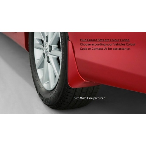 Genuine Toyota Camry Mudguard Set of 4 Bronze Feb 2012 - Apr 2015 PZQ41-33070-E0