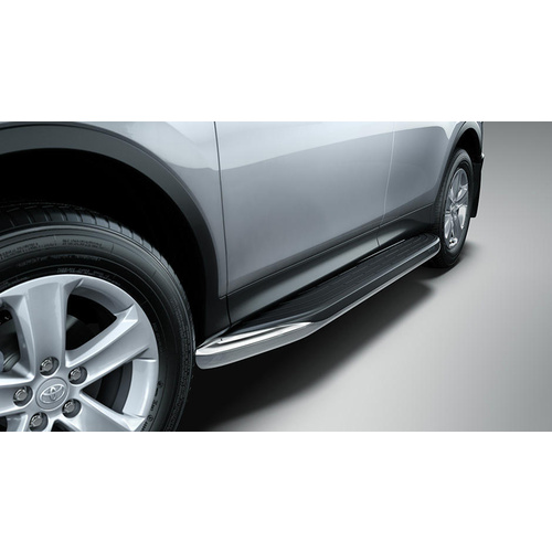 Genuine Toyota Rav4 Side Steps Stainless Steel Nov 2005 - Dec 2012 PZQ44-42080