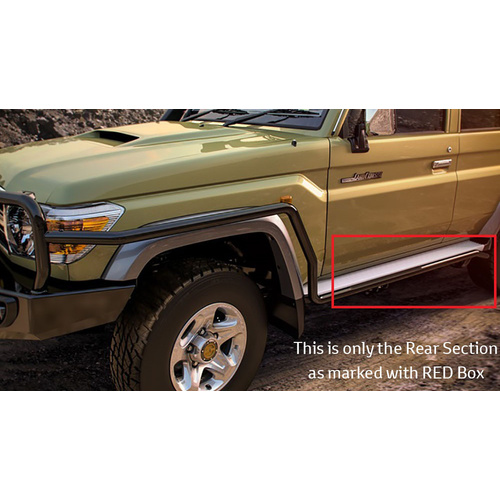 Toyota Land Cruiser VDJ76 4Dr Wgn Side Rails Rear Pair Jan 2007 On PZQ44-60171