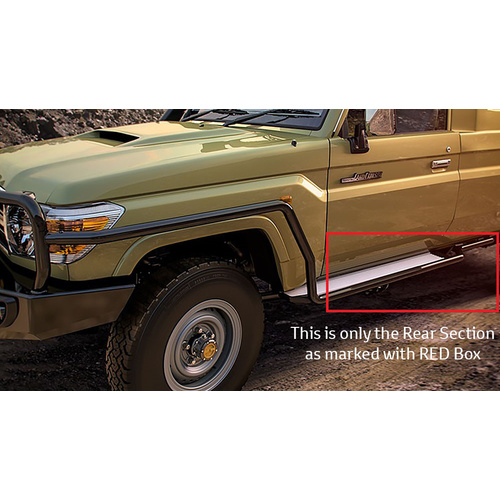 Toyota Land Cruiser 70 2Dr Troopie Side Rails Rear Pair Jan 2007 PZQ44-60192