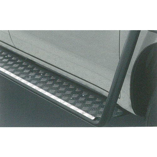Genuine Toyota Hilux  Aug 09 - Jul 13  Side Step With Side Rail Steel