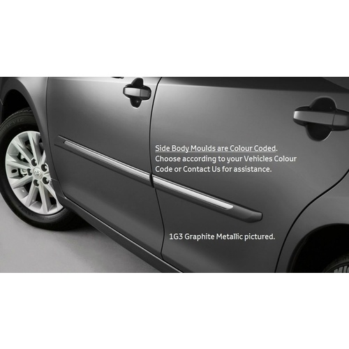 Genuine Toyota Aurion Body Moulds 218 Dynamic Black Feb 2012 On PZQ50-33110-C0