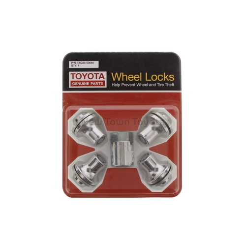 Genuine Toyota Land Cruiser Wheel Lock Nut Set Alloy Wheels Only PZQ80-00060