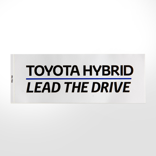 Genuine Toyota Hybrid Lead the Drive Sticker